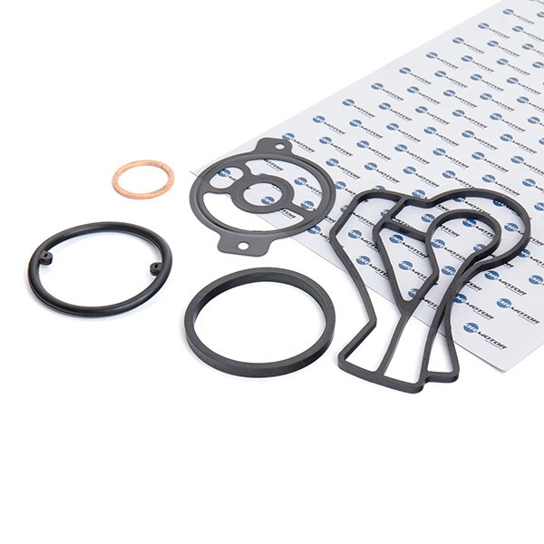 DR.MOTOR AUTOMOTIVE Gasket Set, oil cooler DRM0209 DR.MOTOR AUTOMOTIVE DRM0209 VW Karmann GHIA Convertible oil cooler gasket replacement
