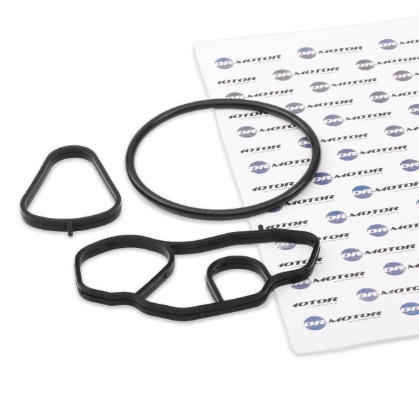 DR.MOTOR AUTOMOTIVE Oil cooler gasket DRM0280 DR.MOTOR AUTOMOTIVE DRM0280 Mini Cooper R60 oil cooler gasket cost