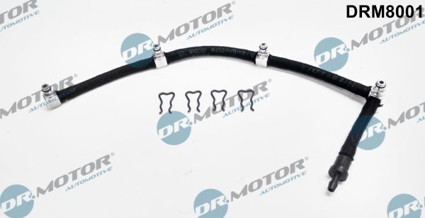 DR.MOTOR AUTOMOTIVE Hose, fuel overflow DRM8001 Hyundai TQ Fuel rail DRM8001 DR.MOTOR AUTOMOTIVE