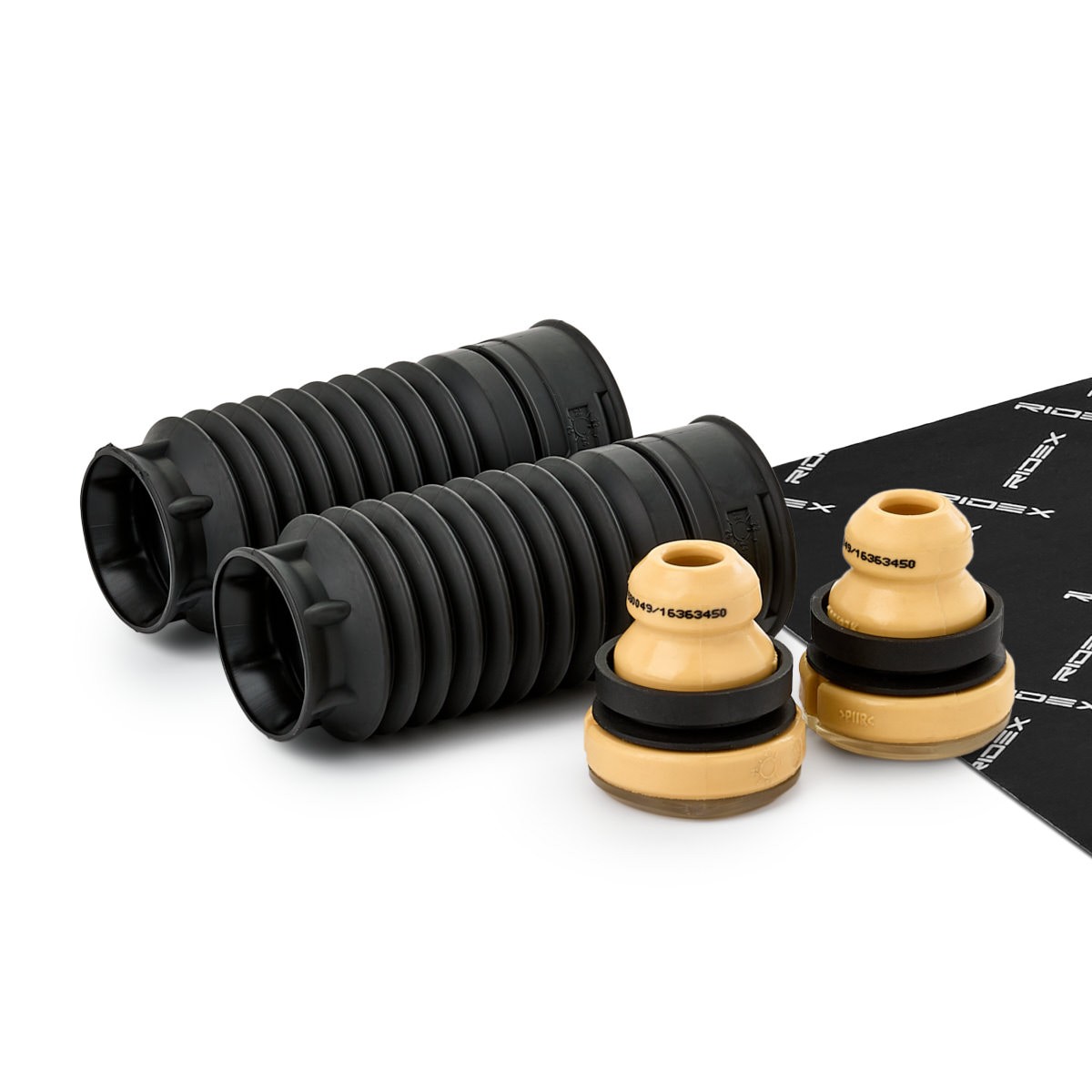 RIDEX Dammskyddsats, stötdämpare 919D0334 919D0334 Dammskydd stötdämpare & genomslagsgummi RIDEX MERCEDES-BENZ T2