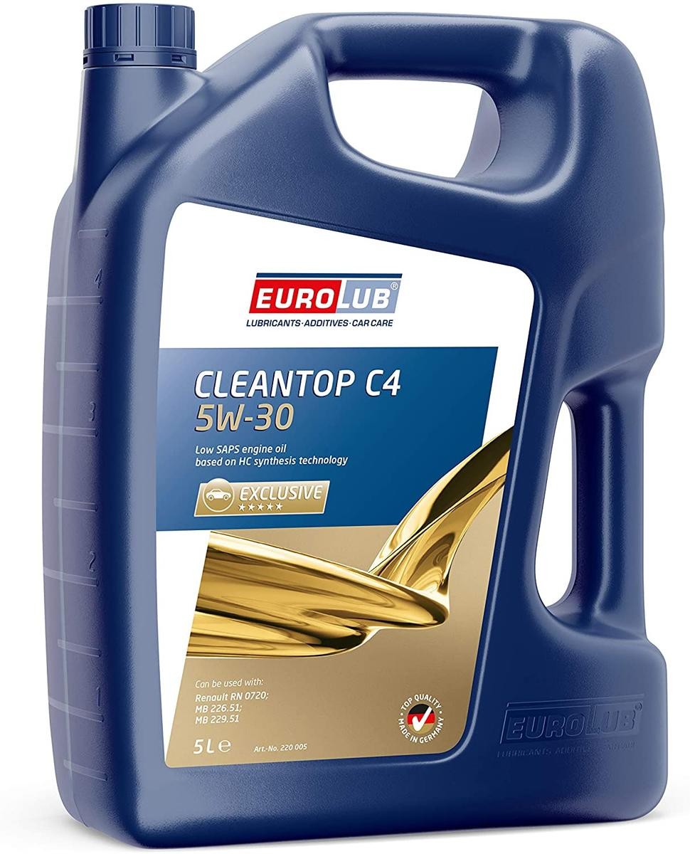EUROLUB Olio motore 220005 220005 CLEANTOP, C4 costo Olio motore MITSUBISHI L 200 EUROLUB