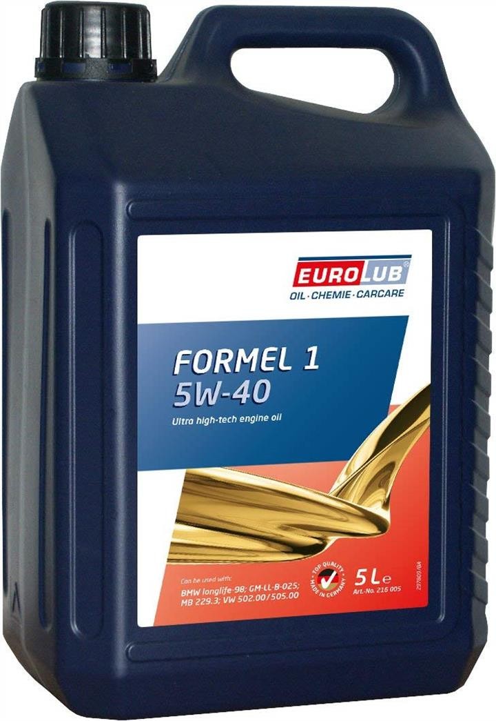 EUROLUB Motorolje 216005 Motorolje til bil EUROLUB Nissan PATHFINDER FORMEL, 1 216005