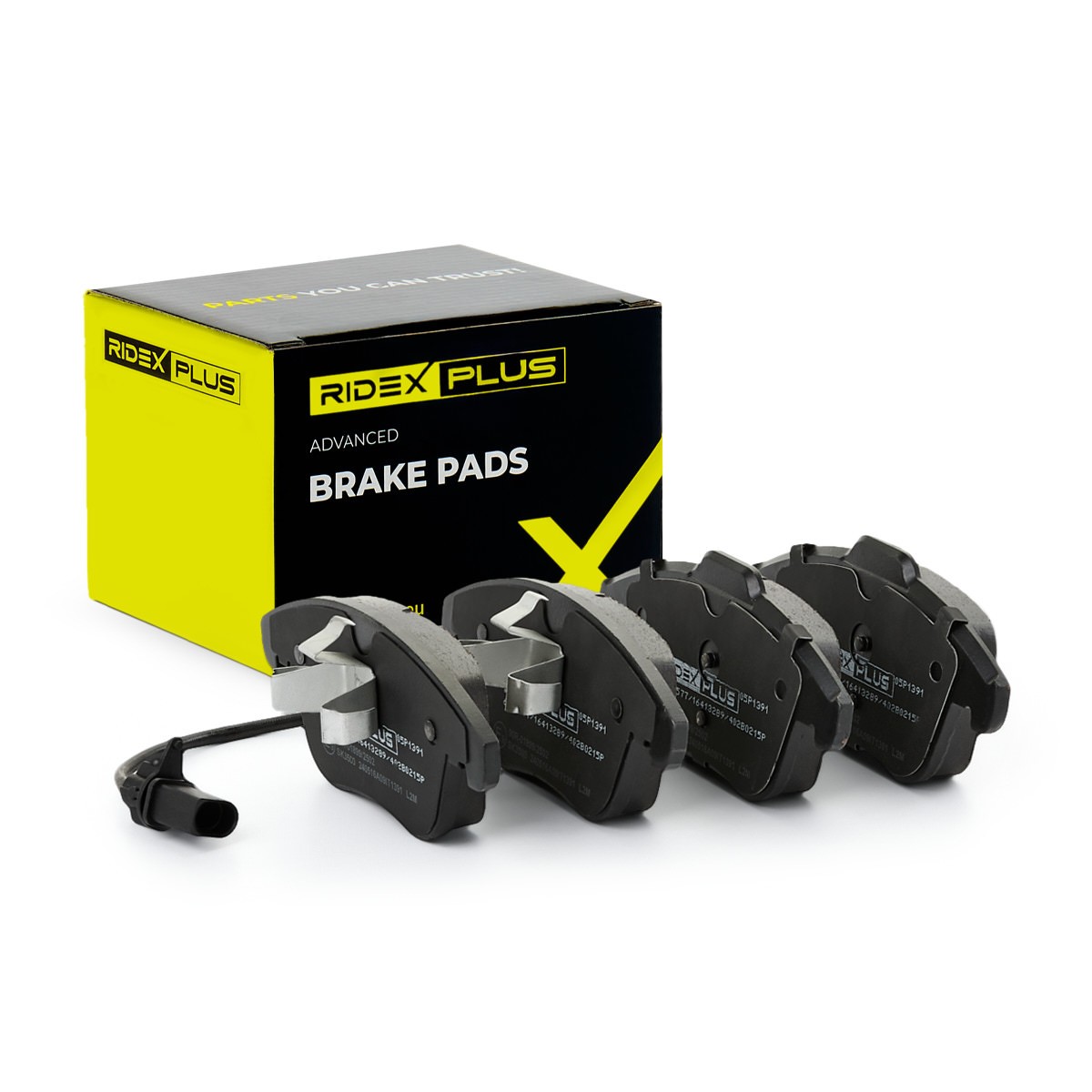 RIDEX PLUS Brake pad set 402B0215P INFINITI RIDEX PLUS disk pads 402B0215P