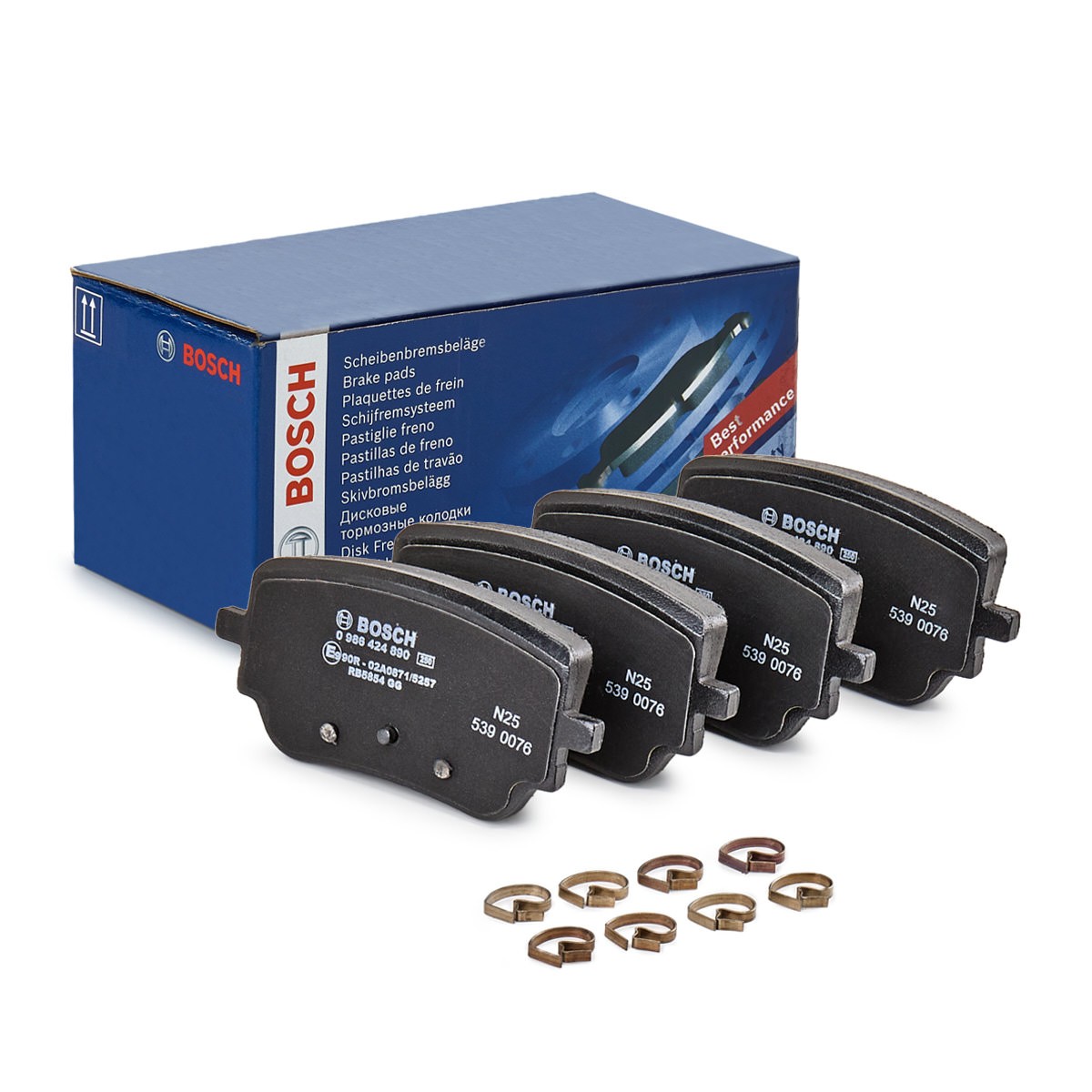 BOSCH Bremžu kluči 0 986 424 890 BOSCH 0 986 424 890 Bremžu kluči MERCEDES-BENZ EQB (X243) EQB 250+ (243.602) 190 ZS 2024