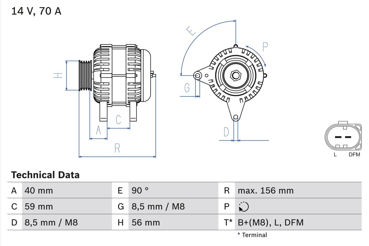 BOSCH Reparatieset, startmotor F 032 133 954 Renault FLUENCE Startmotor onderdelen BOSCH F 032 133 954