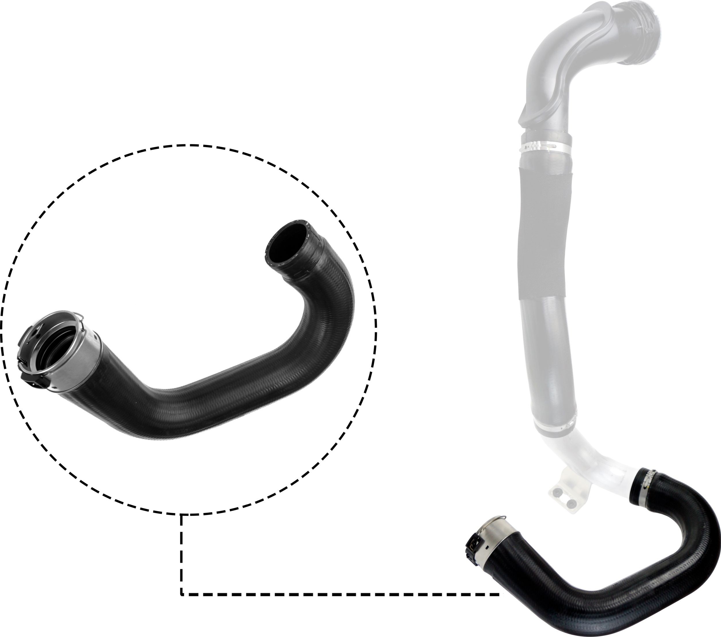 Ladeluftslange GATES 09-0700 GATES 09-0700: Ladeluftslange Opel MOKKA 2015
