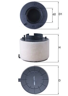 KNECHT Φίλτρο αέρα LX 4249 Φίλτρο αέρα KNECHT SsangYoung TORRES LX 4249
