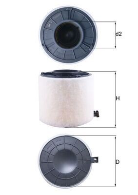 KNECHT Filtro aria LX 4407 LX 4407 costo Filtro aria KNECHT SAAB 900