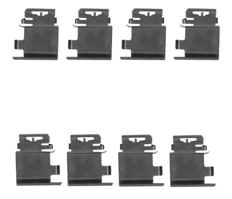 TEXTAR Accessory Kit, disc brake pads 82539301 MINI TEXTAR brake pad fitting kit 82539301