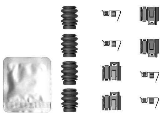TEXTAR Accessory Kit, disc brake pads 82554000 82554000 TEXTAR MINI brake pad fitting kit