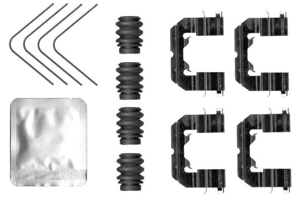 TEXTAR Kit d'accessoires, plaquette de frein à disque 82554300 TEXTAR 82554300 Kit d'accessoires, plaquette de frein à disque KIA Rio IV Berline (SC, FB) pas cher