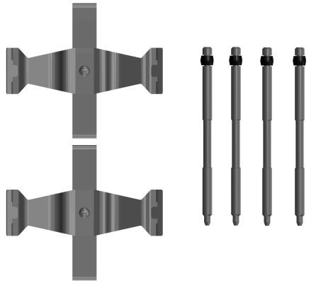 TEXTAR Accessoireset, schijfremblok 82555400 TEXTAR 82555400 Accessoireset, schijfremblok BMW 8 Gran Coupe (G16, F93) aan een voordelige prijs