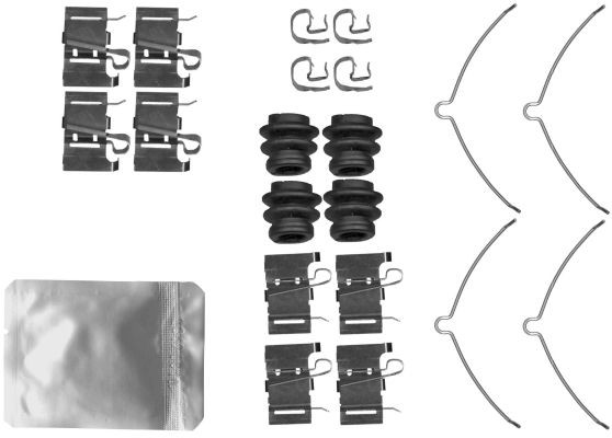 TEXTAR Kit accessori, pastiglia freno 82555600 82555600 Kit accessori, pastiglia freno TEXTAR TOYOTA RAV 4 costo