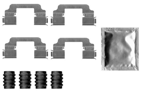 TEXTAR Accessoireset, schijfremblok 82555700 TEXTAR 82555700 originele Accessoireset, schijfremblok 8 Gran Coupe (G16, F93) kosten