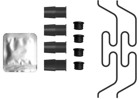 TEXTAR Toebehoren 82556100 Geleidehulzenset remklauw TEXTAR DAEWOO 82556100