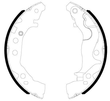 TEXTAR Bremsesko sett 91086800 Bremsesko TEXTAR SX4 91086800 billige