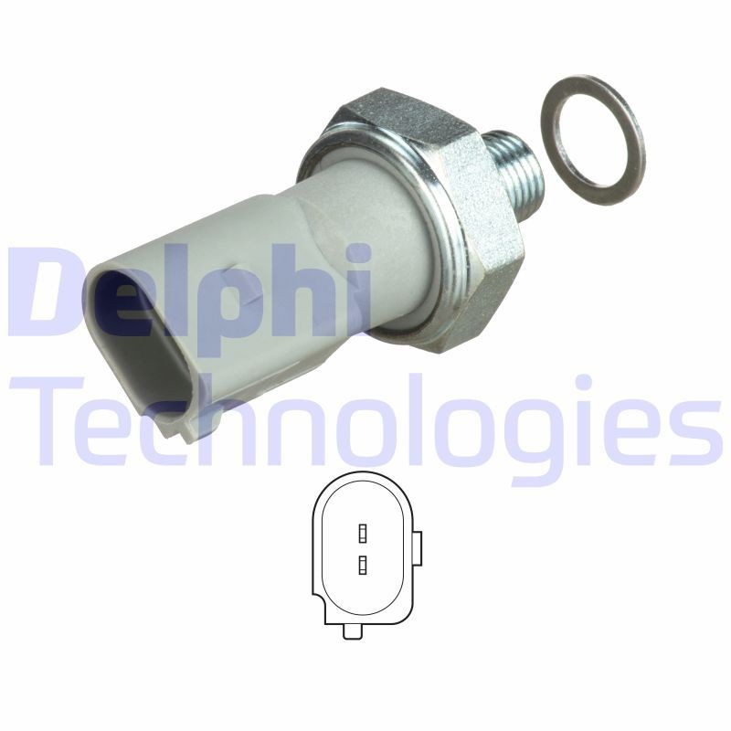 DELPHI Oljetrykkbryter SW90060 DELPHI SW90060 Oljetrykk sensor Audi Coupe B2 pris