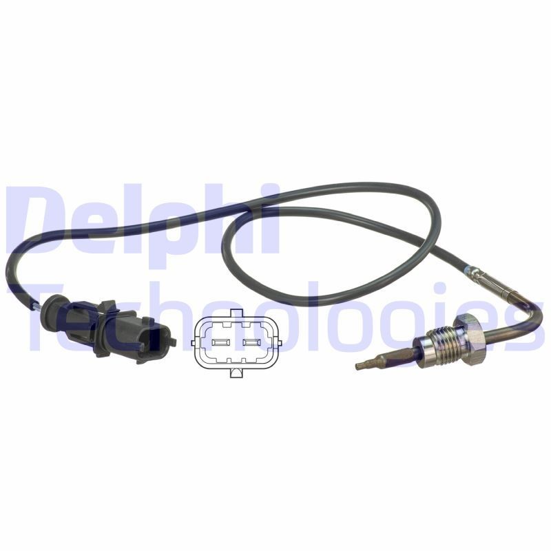 Devējs, Izplūdes gāzu temperatūra DELPHI TS30109 DELPHI TS30109: Izplūdes gāzu temperatūra devējs Fiat PANDA 2021