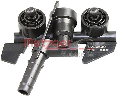 METZGER Sproeikop reinigingsvloeistof, koplampreiniging 2220639 Reinigingsvloeistofsproeier, koplampreiniging METZGER MURANO 2220639 goedkoop