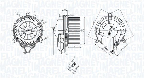 MAGNETI MARELLI Μοτέρ, βεντιλατέρ, κουτί των εγκεφάλων 069412228010 MAGNETI MARELLI 069412228010 Εξαρτήματα βεντιλατέρ θέρμανσης PEUGEOT 306 Sedan φθηνά