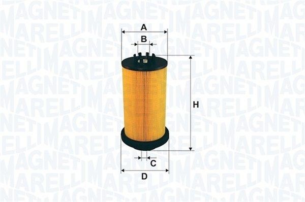MAGNETI MARELLI Drivstoffilter 153071762484 Drivstoffilter MAGNETI MARELLI KADJAR 153071762484 billige