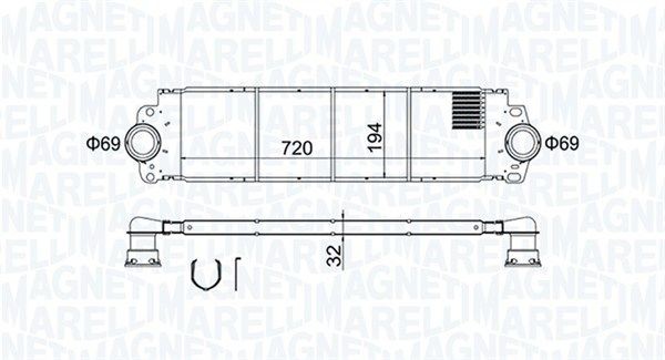 MAGNETI MARELLI Välijäähdytin 351319204200 351319204200 MAGNETI MARELLI Välijäähdytin SUZUKI SWIFT