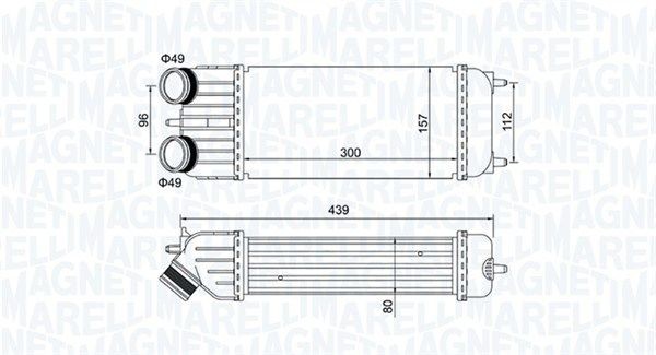 MAGNETI MARELLI Intercooler 351319204250 351319204250 MAGNETI MARELLI intercooler INFINITI