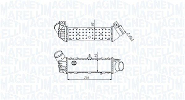 MAGNETI MARELLI Intercooler 351319204490 Intercooler MAGNETI MARELLI INFINITI 351319204490