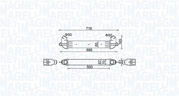 MAGNETI MARELLI Vahejahuti 351319204610 351319204610 MAGNETI MARELLI Õhuradiaator Honda odav