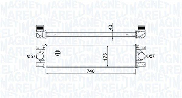 MAGNETI MARELLI Intercooler 351319204790 MAGNETI MARELLI 351319204790 Turbo intercooler OPEL Insignia B Grand Sport (Z18) originale prezzo