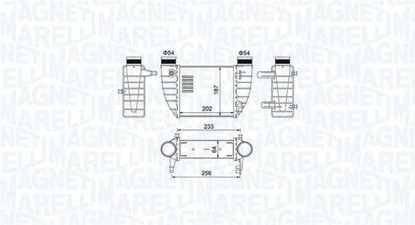 MAGNETI MARELLI Intercooler 351319204850 MAGNETI MARELLI 351319204850 Radiador do ar de sobrealimentação Seat Exeo st baratos