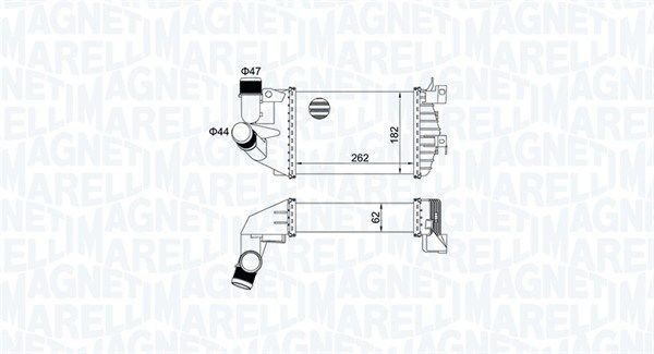 MAGNETI MARELLI Interkūlers 351319205080 MAGNETI MARELLI 351319205080 Interkūlers Astra H A04 par izdevīgu cenu