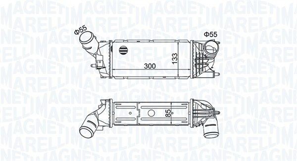 MAGNETI MARELLI Ιντερκούλερ 351319205120 Ιντερκούλερ MAGNETI MARELLI Peugeot PARTNER 351319205120