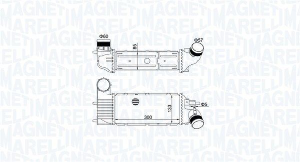 MAGNETI MARELLI Interkūlers 351319205250 Interkūlers MAGNETI MARELLI GS 351319205250 lēti
