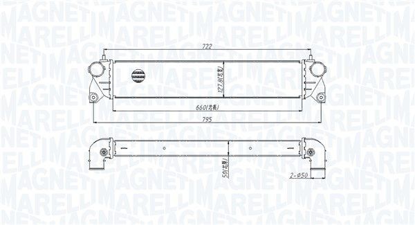 MAGNETI MARELLI Intercooler 351319205300 MAGNETI MARELLI 351319205300 Intercooler Suzuki Swift 2 originele prijs