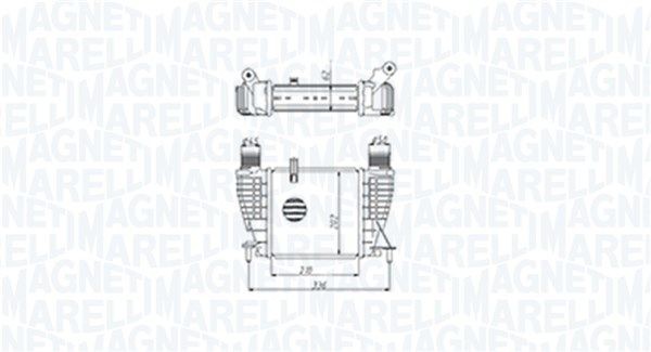 MAGNETI MARELLI Intercooler 351319205320 Nissan LEAF Radiateur de turbo MAGNETI MARELLI 351319205320