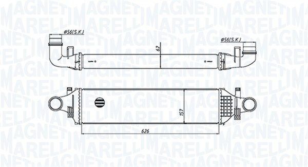 MAGNETI MARELLI Intercooler 351319205420 351319205420 MAGNETI MARELLI turbo intercooler for INFINITI