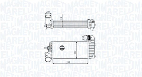 MAGNETI MARELLI Intercooler 351319205440 351319205440 Intercooler FORD FOCUS MAGNETI MARELLI costo