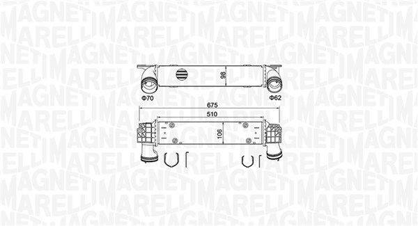 MAGNETI MARELLI Intercooler 351319205460 351319205460 Intercooler MAGNETI MARELLI BMW X3 costo