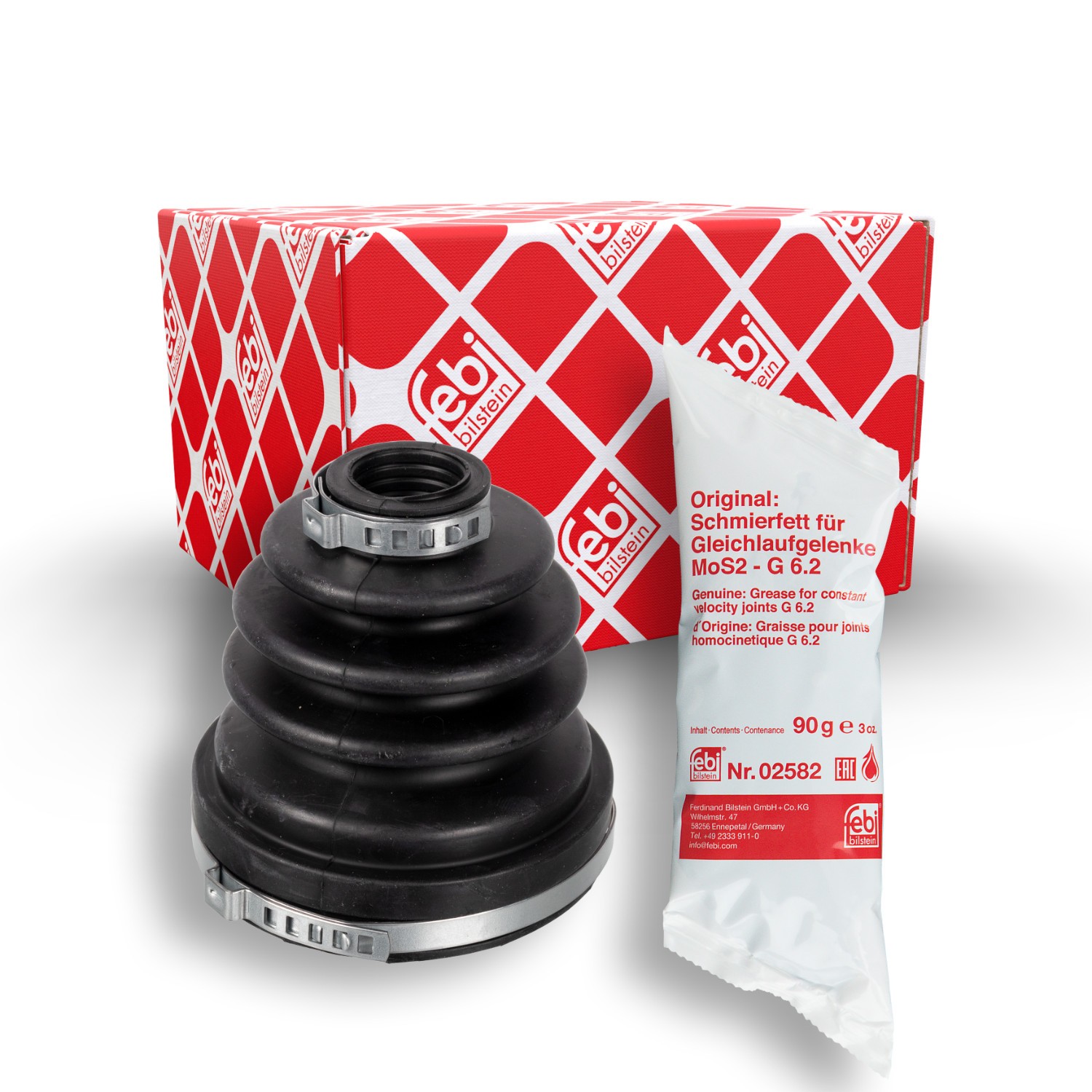 FEBI BILSTEIN Jeu de joint-soufflet, arbre de commande 172651 Transmission FIAT Fiorino MPV (225): Jeu de joint-soufflet, arbre de commande FEBI BILSTEIN 172651