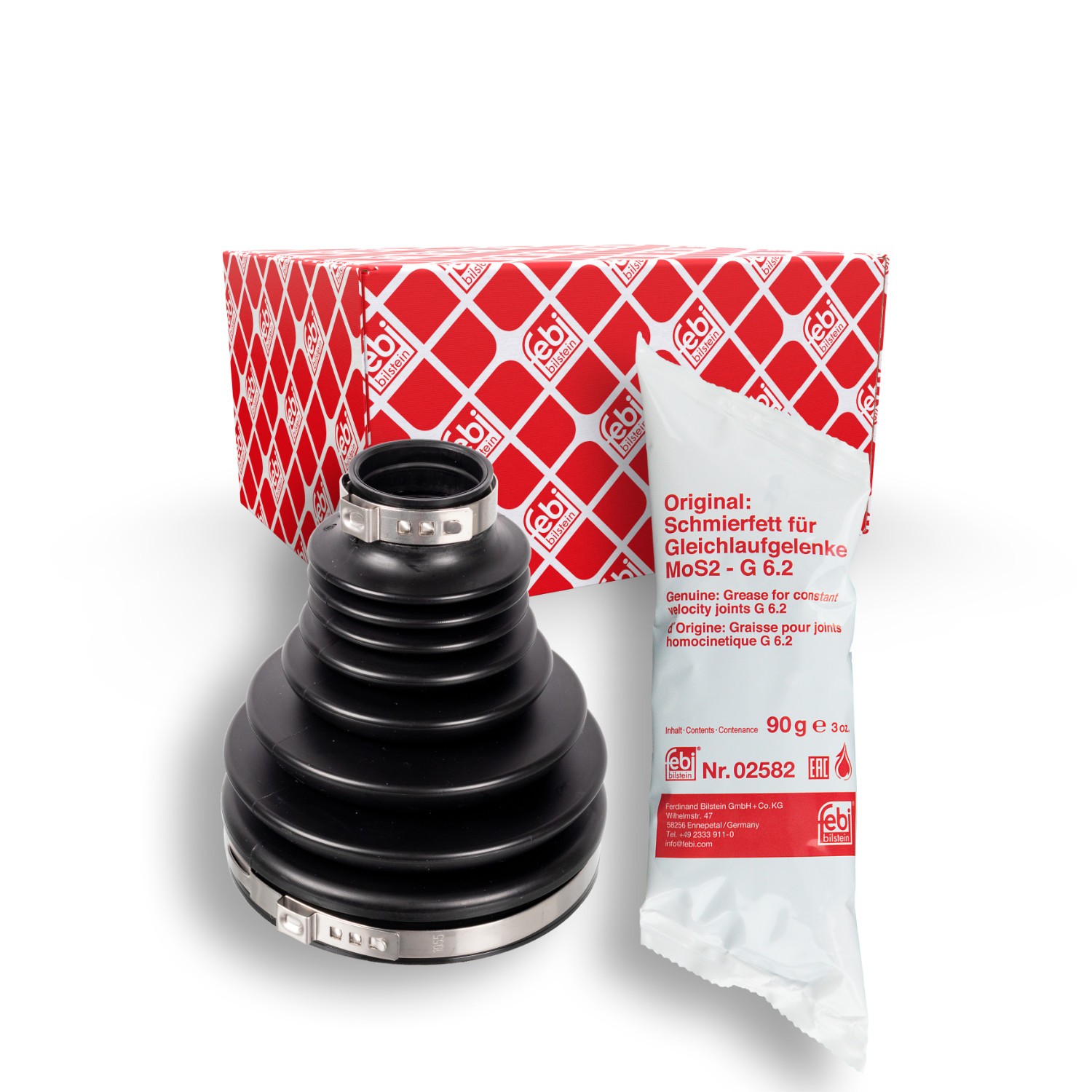 FEBI BILSTEIN Kit cuffia, semiasse 172654 FEBI BILSTEIN 172654 Cuffia semiasse Transit Mk7 Bus (V363) originale prezzo