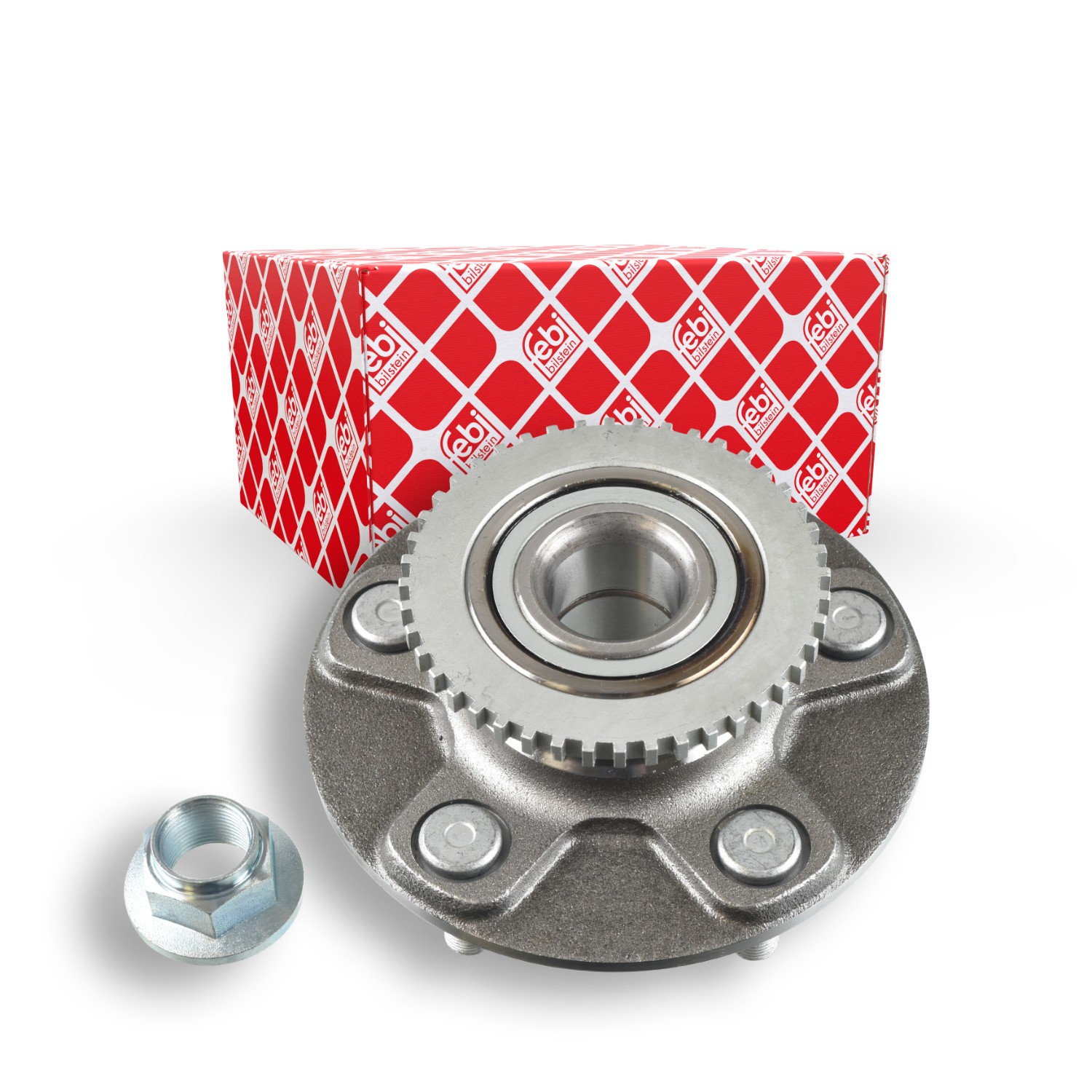 Kit cuscinetto ruota FEBI BILSTEIN 173046 FEBI BILSTEIN 173046 Mozzo ruota posteriore sinistra destra Nissan PRIMERA 2012