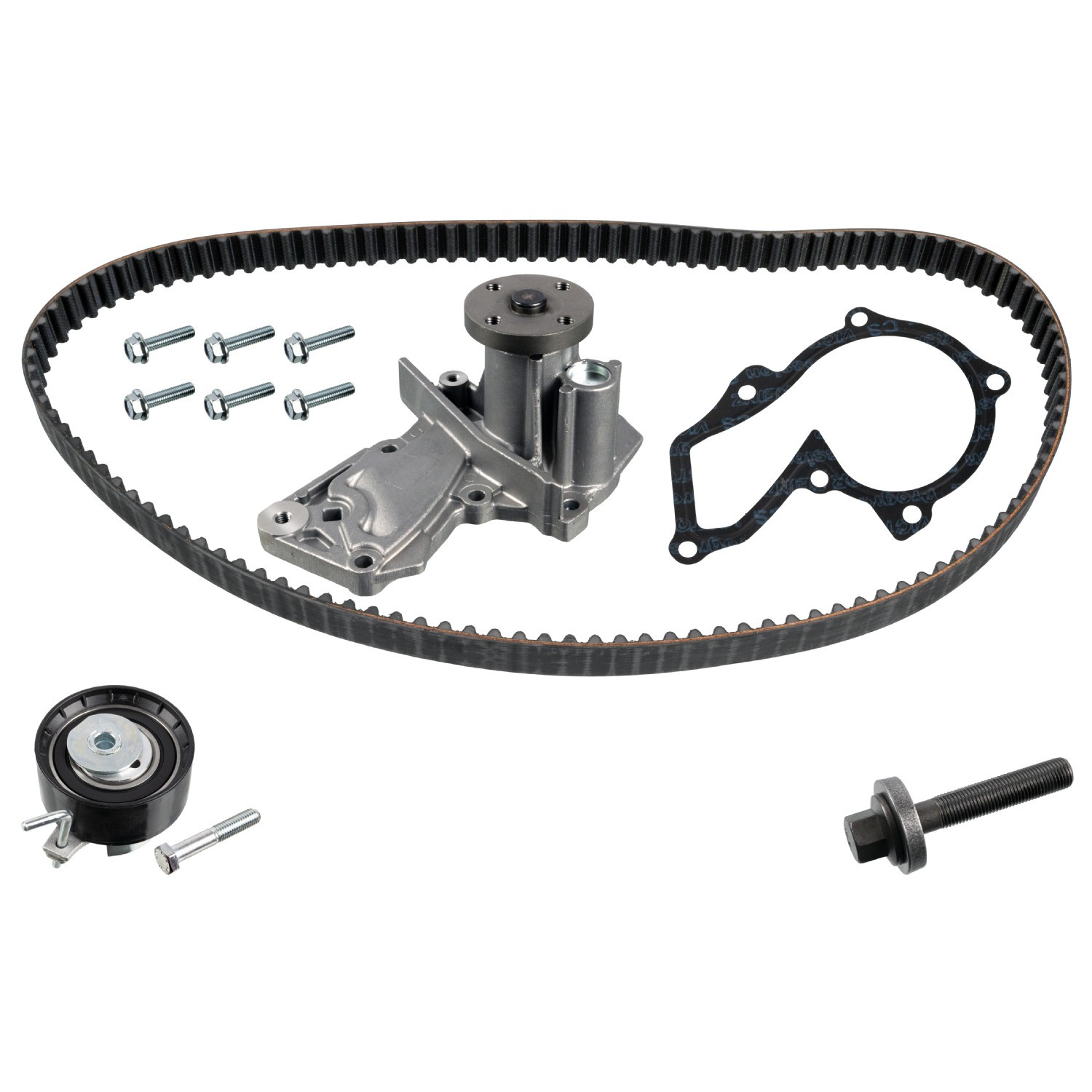 FEBI BILSTEIN Distributieriem set + waterpomp 173068 FEBI BILSTEIN 173068 Distributieriem set met waterpomp Ford Focus mk2 Sedan prijs