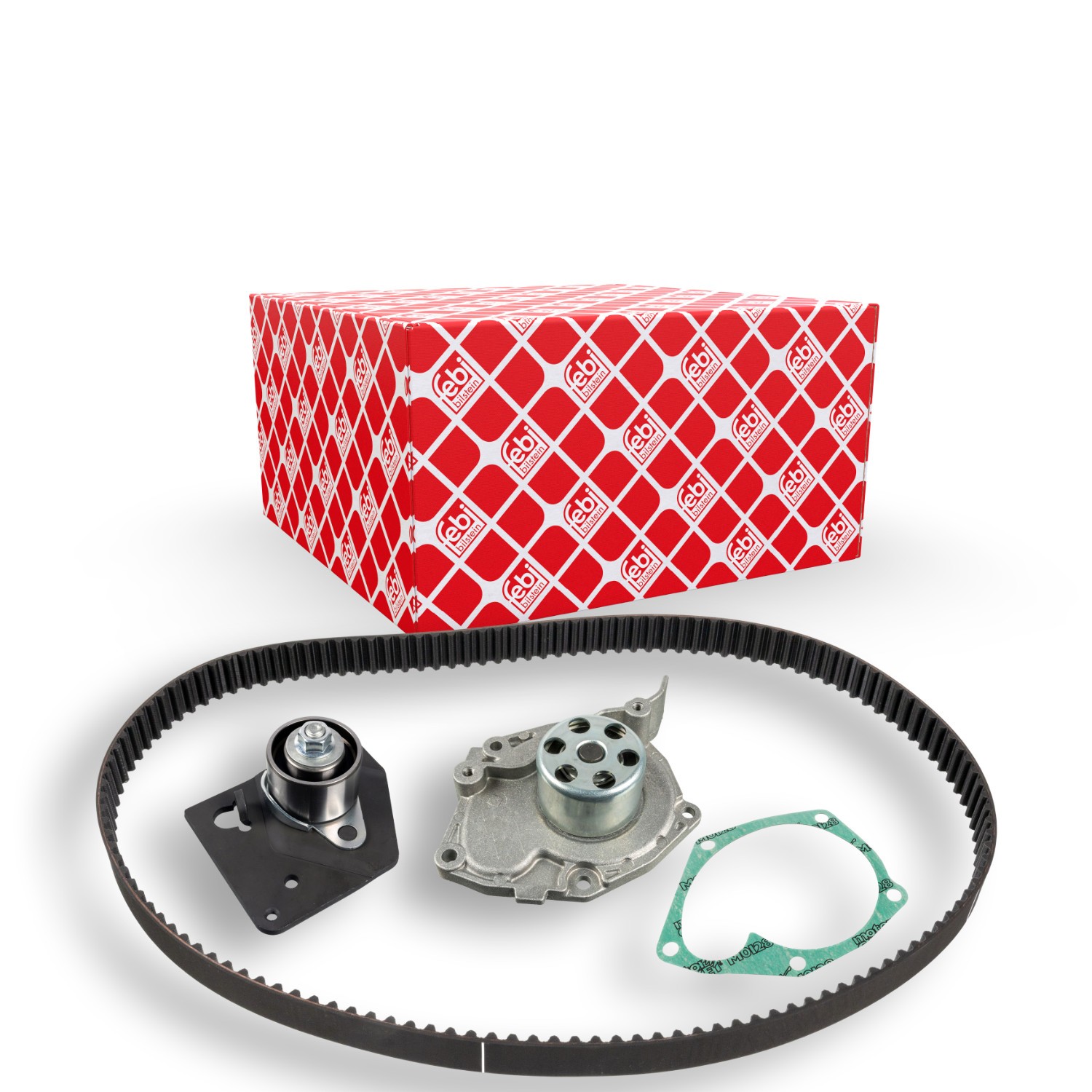 FEBI BILSTEIN Ūdenssūknis + Zobsiksnas komplekts 173158 Zobsiksnas komplekts FEBI BILSTEIN X-90 173158 lēti
