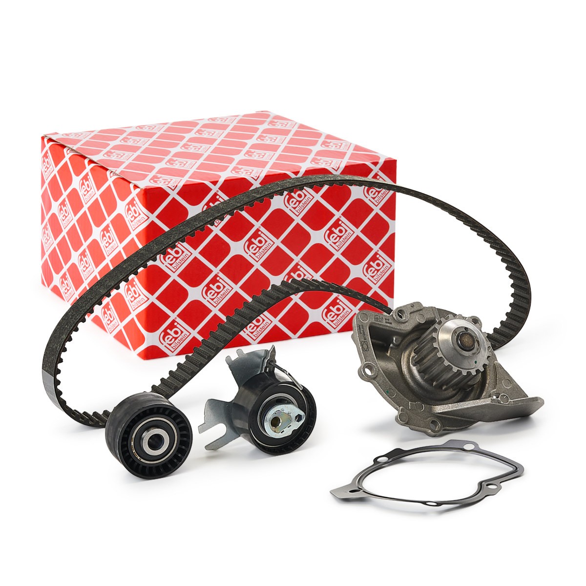 FEBI BILSTEIN Registerreimsett med vannpumpe 173180 FEBI BILSTEIN 173180 Registerreimsett Ford Focus mk3 Sedan originale pris