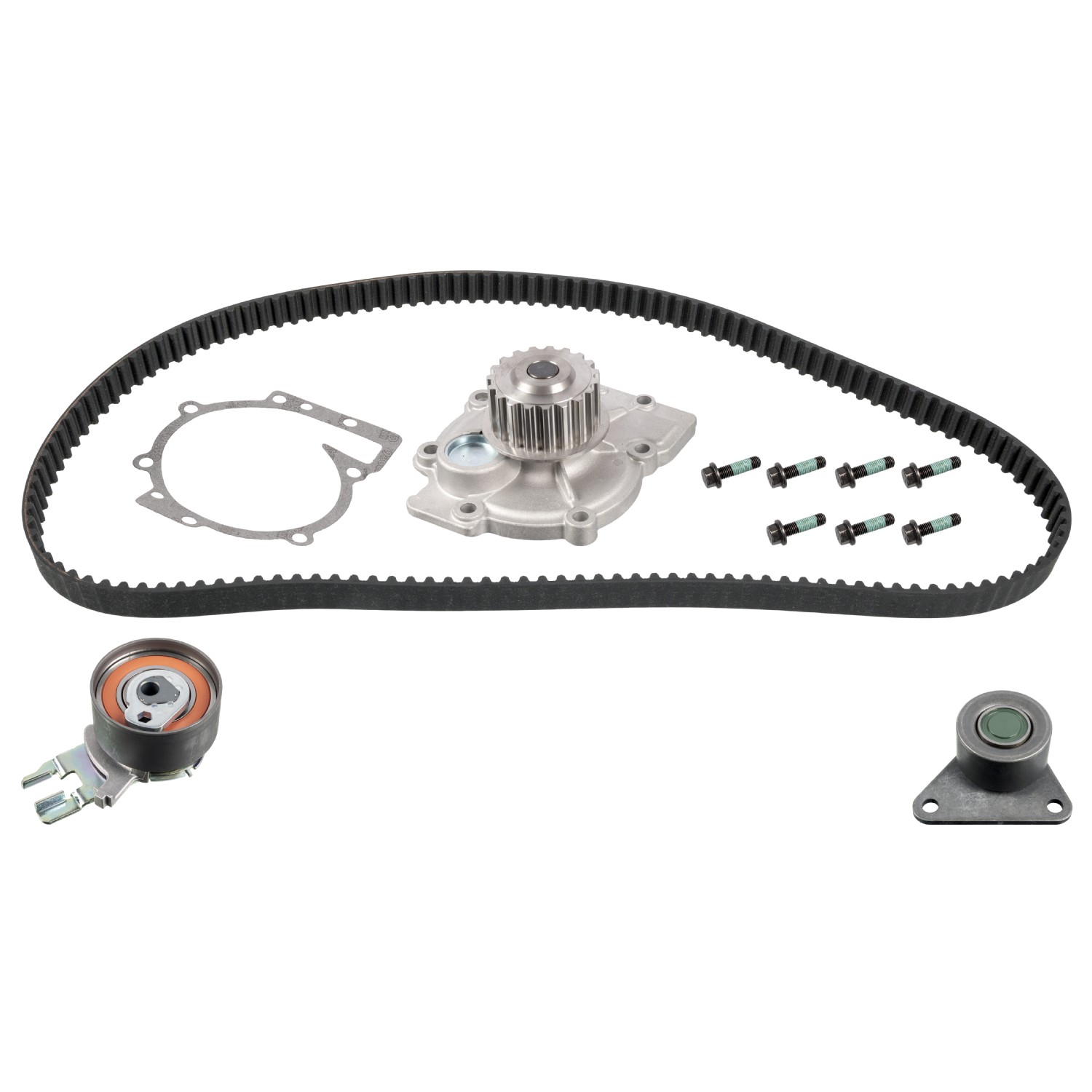 FEBI BILSTEIN Tandremssæt med vandpumpe 173208 Vandpumpe + tandremssæt FEBI BILSTEIN 850 173208 billig