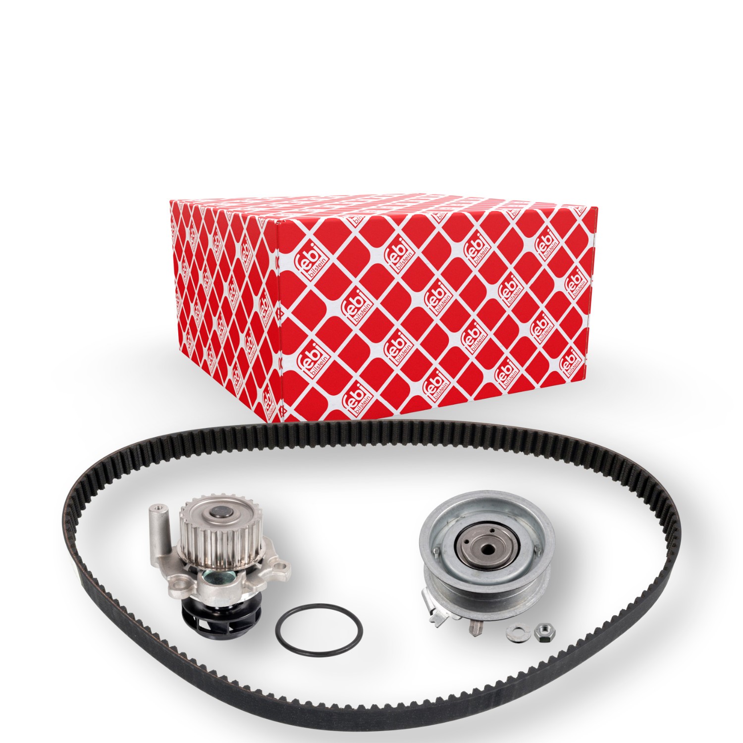Kit cinghia distribuzione, pompa acqua FEBI BILSTEIN 173228 FEBI BILSTEIN 173228 Kit distribuzione Volkswagen BORA 2012