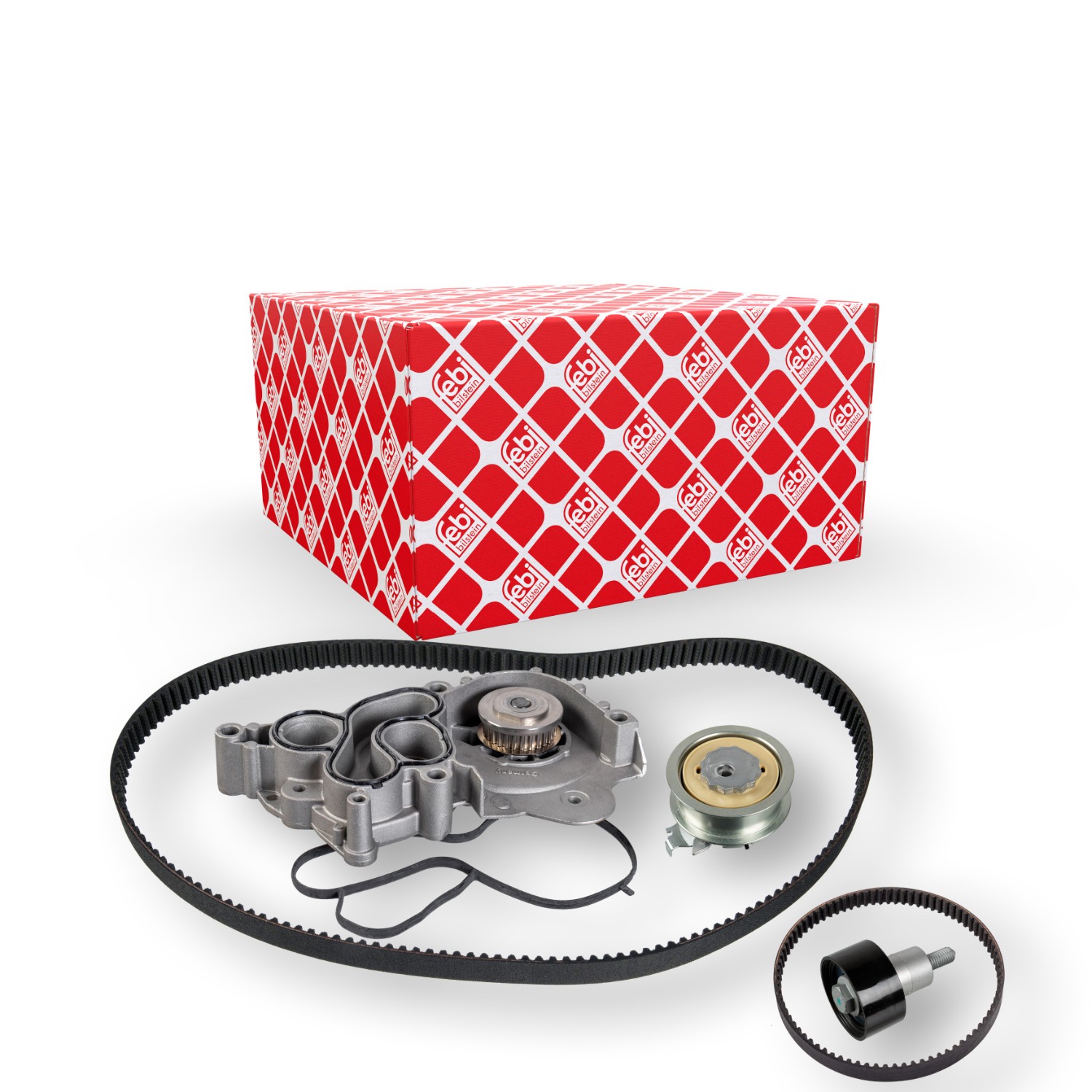 Veepump + hammasrihmakomplekt FEBI BILSTEIN 173354 FEBI BILSTEIN 173354: Veepump + hammasrihma komplekt Volkswagen UP 2015