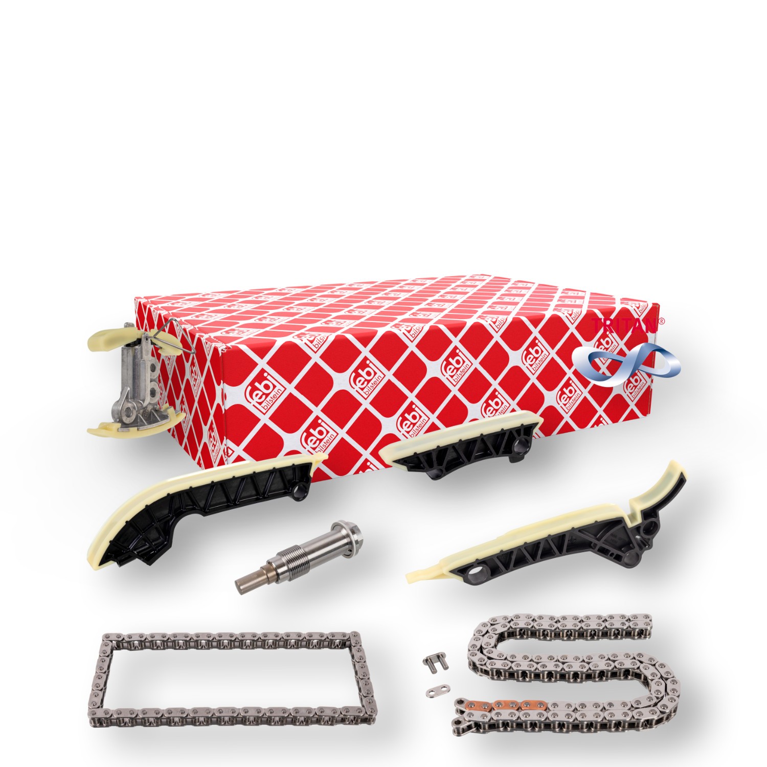 FEBI BILSTEIN Timing chain kit 173416 FEBI BILSTEIN 173416 Mercedes C205 cam chain replacement