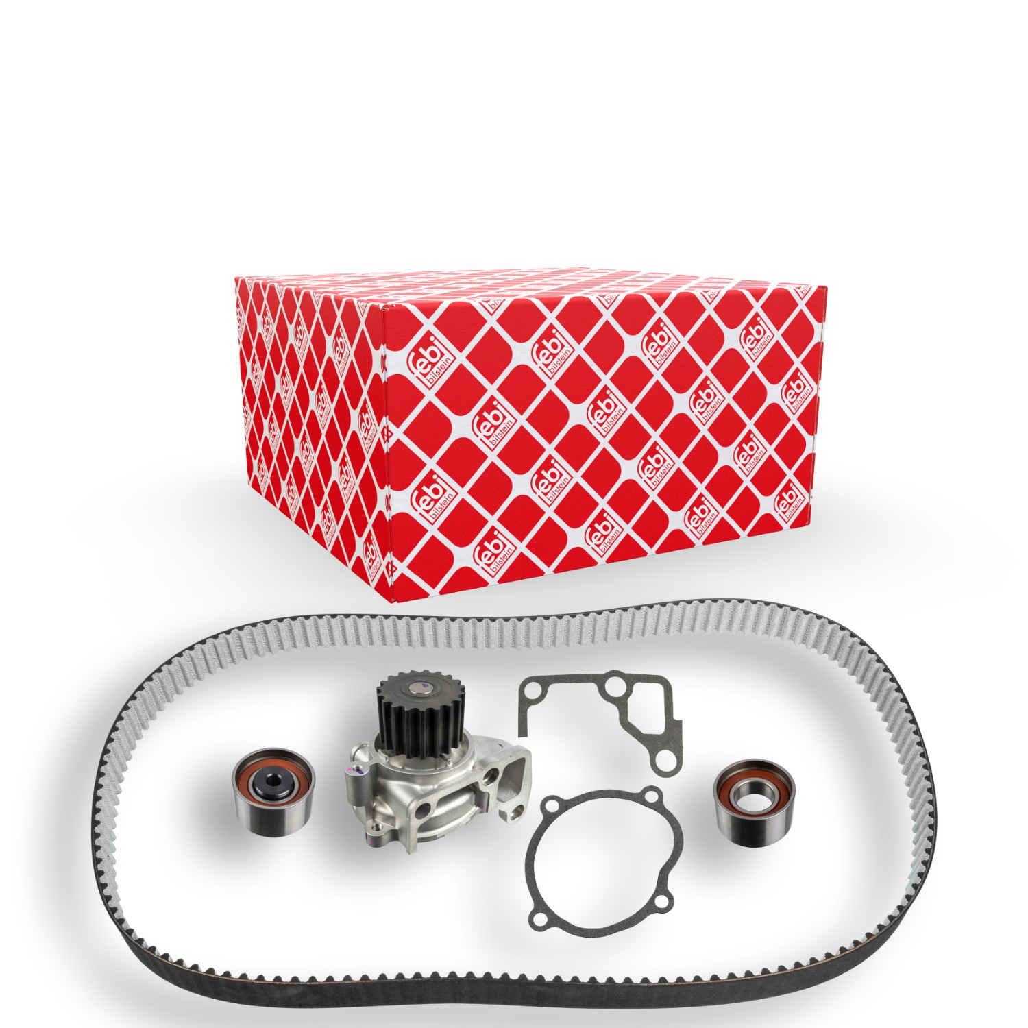 FEBI BILSTEIN Tandremssæt med vandpumpe 173770 FEBI BILSTEIN 173770 Tandremssæt med vandpumpe MAZDA 6 Sedan (GH) 2.0 MZR (GHEFP) 155 HK 2010